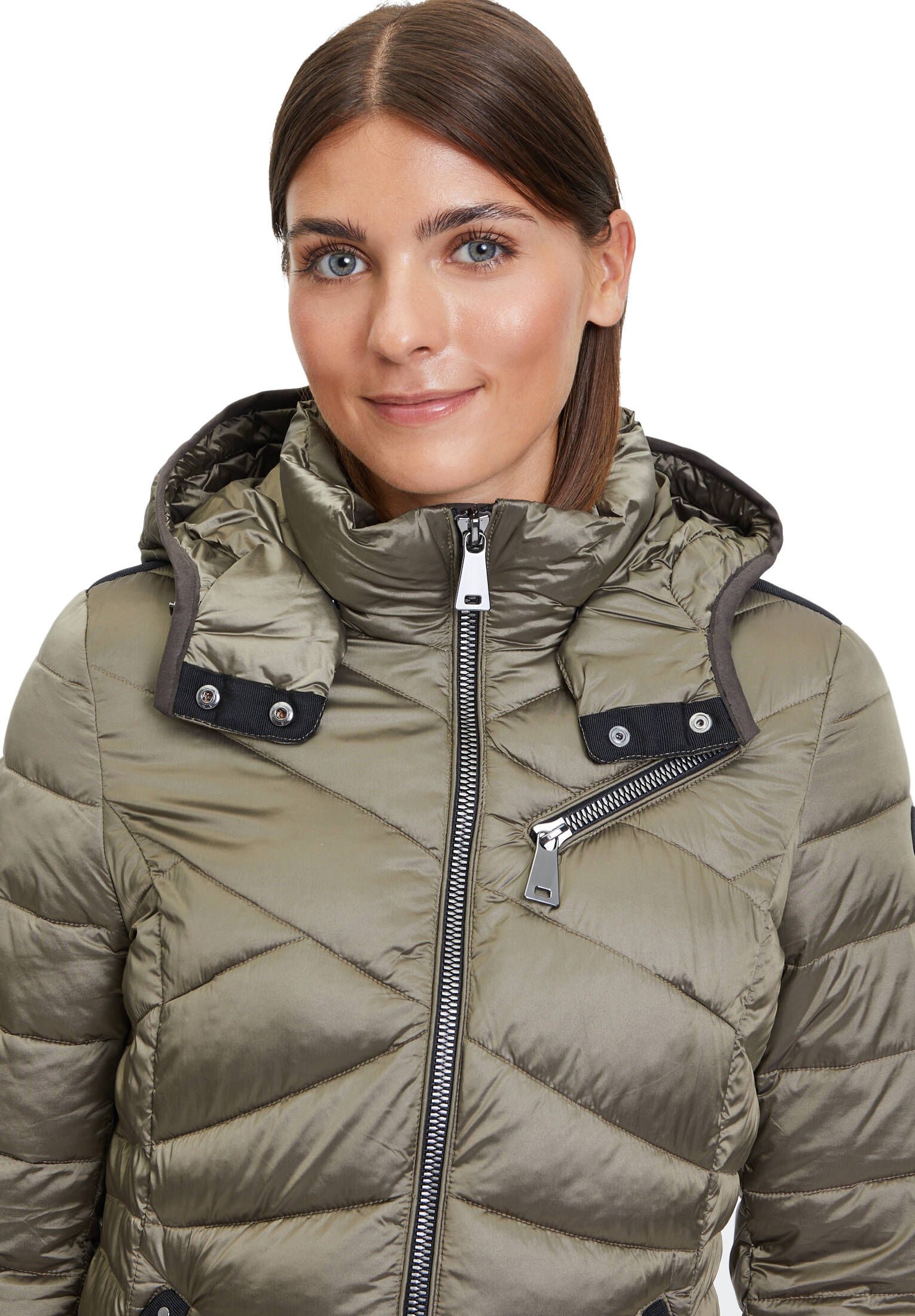 Gil Bret| Damen Steppmantel mit abnehmbarer Kapuze