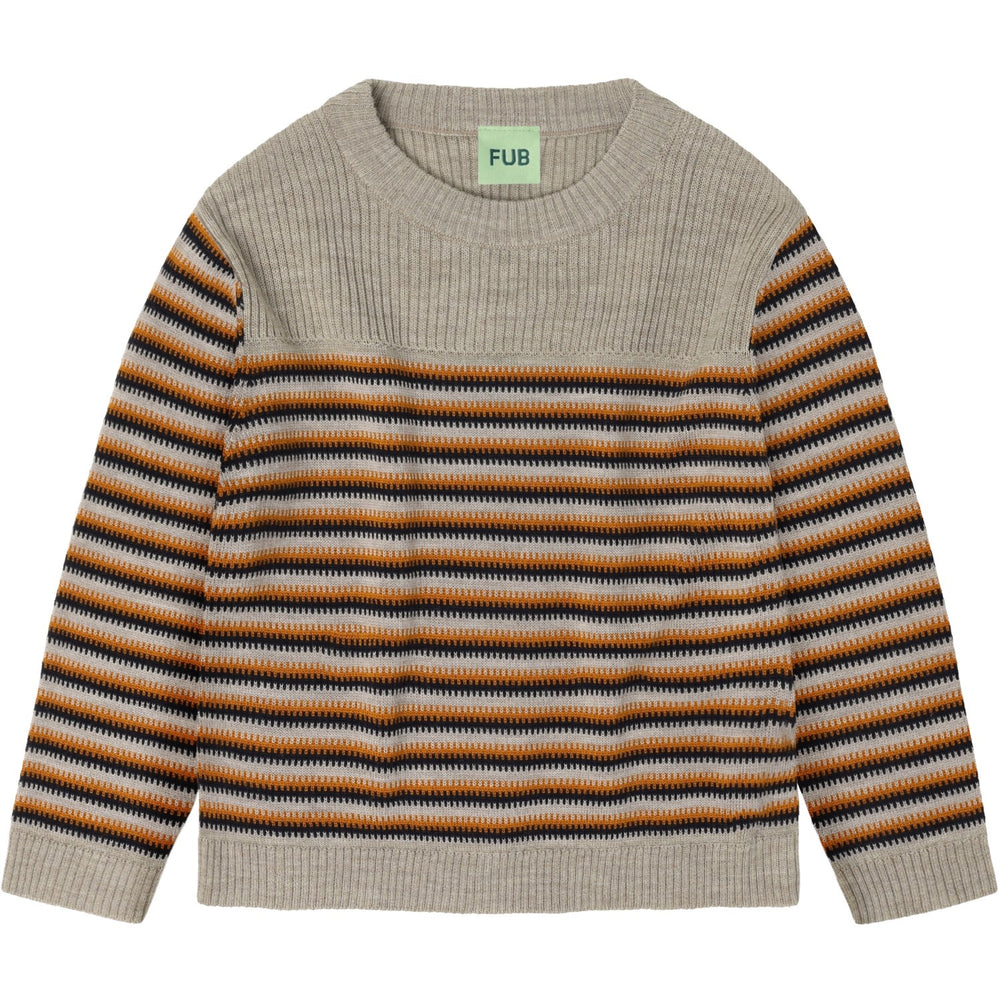 Køb FUB Oat Melange Thin Sweater
