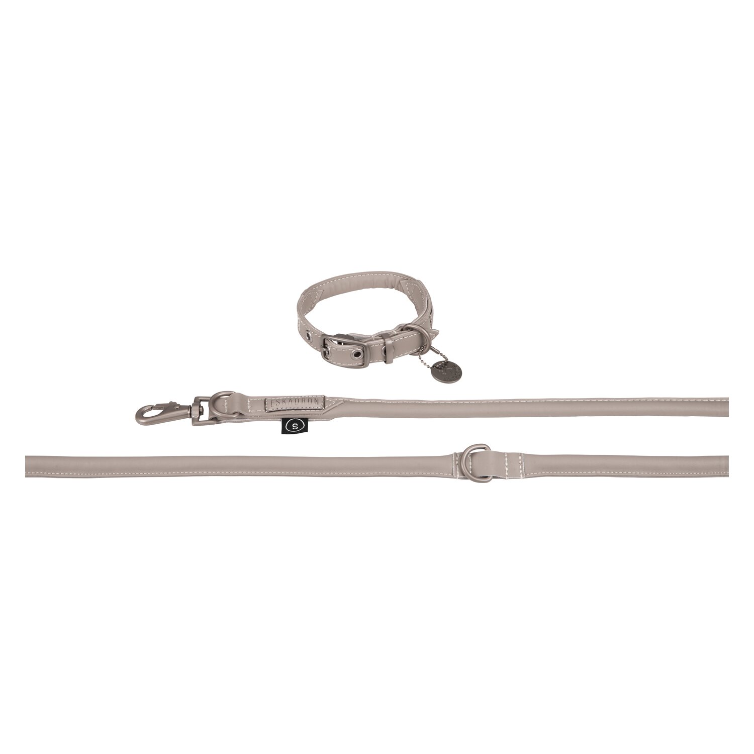 ESKADRON Classic Sports Hunde Set Leather  - velvet taupe