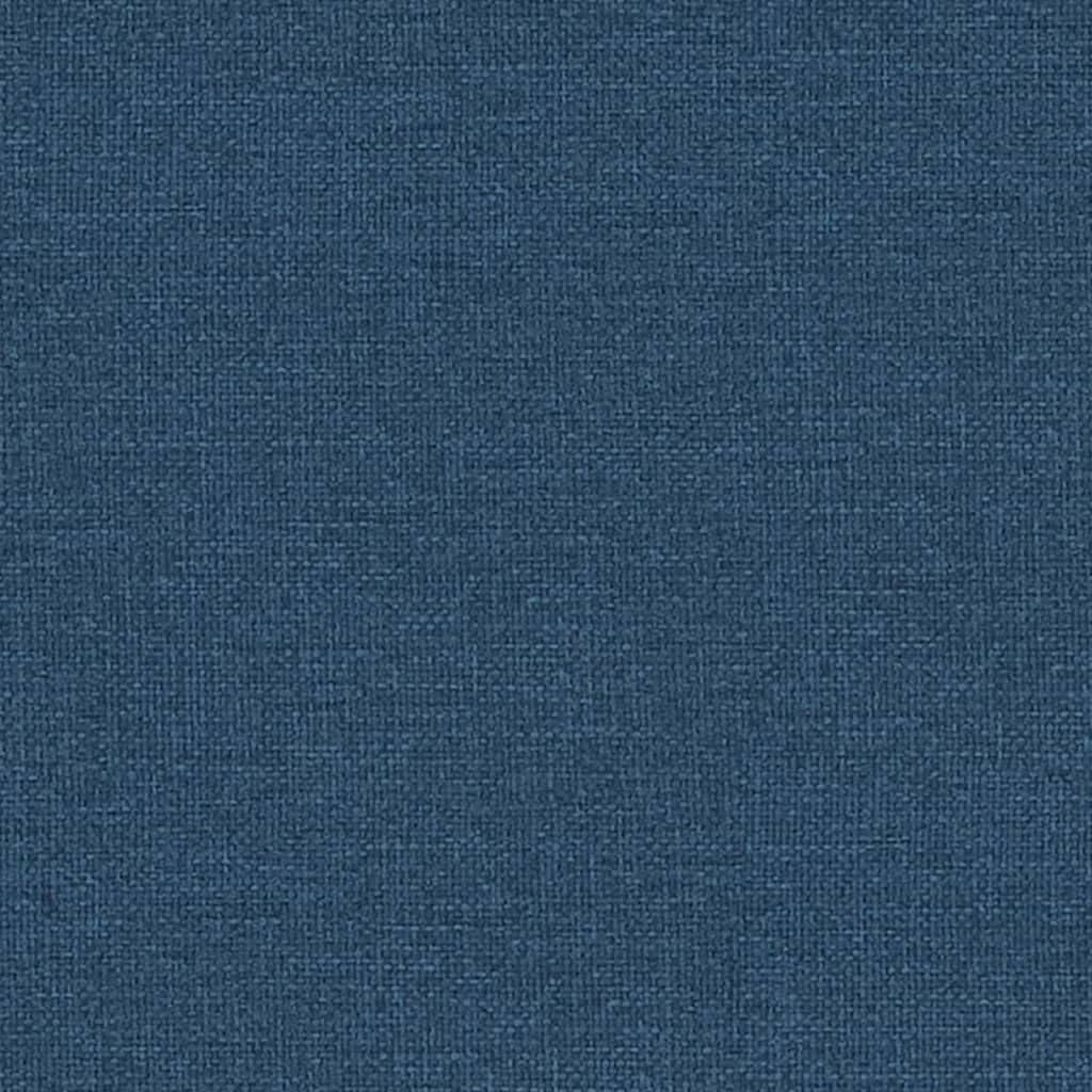 Esszimmerstühle 2er Set Blau Stoff Armlehne 55x58x82 cm Metall Sperrholz Bequeme Polsterung Moderne Esstischstühle für Küche Esszimmer und Essbereich