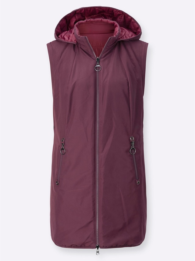 Casual Looks Wendejacke mit Kapuze