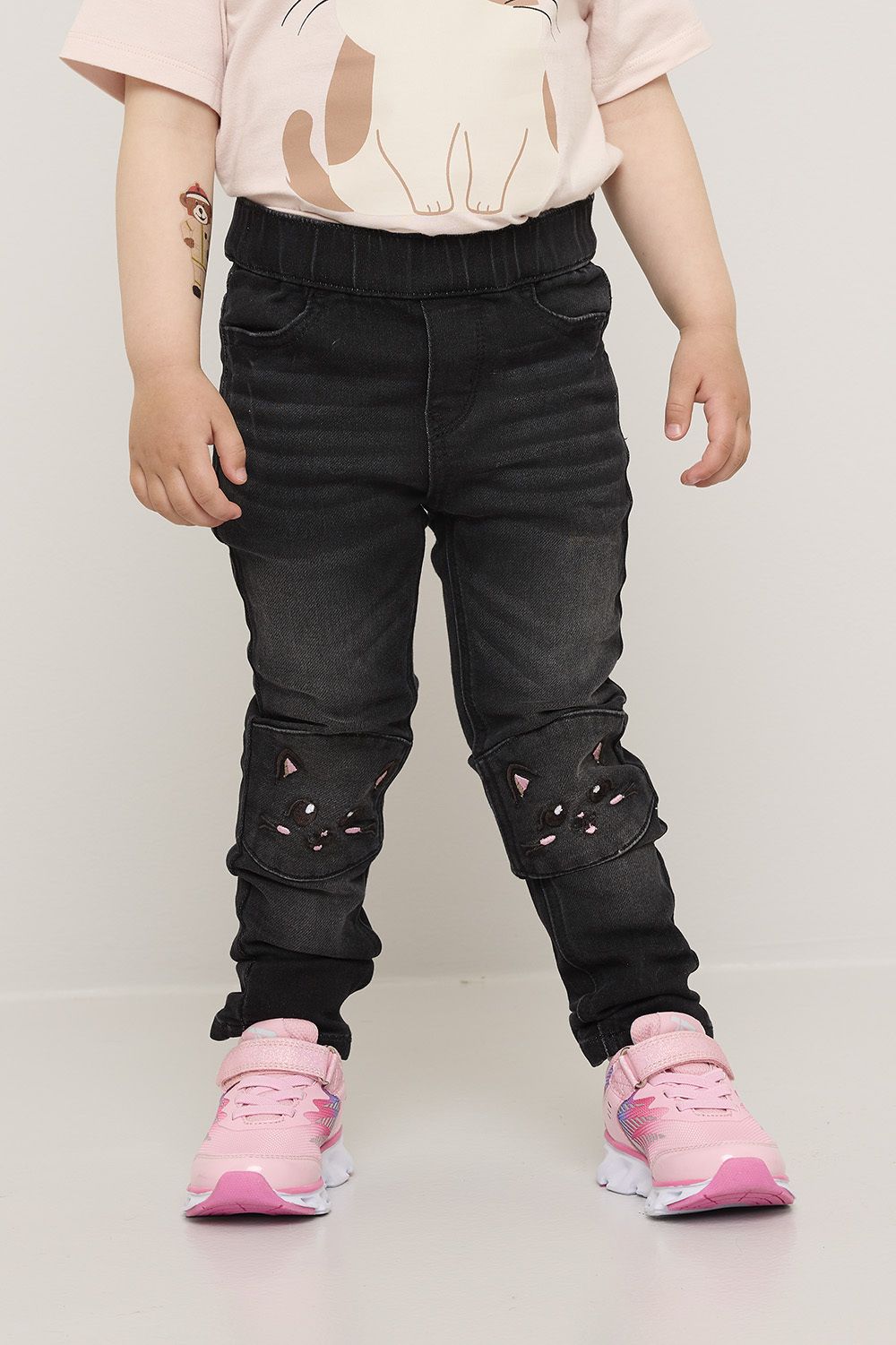 Jeans med katt