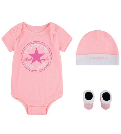 Converse Gave?ske - Body k/æ m. Hue og Futter - Rosa