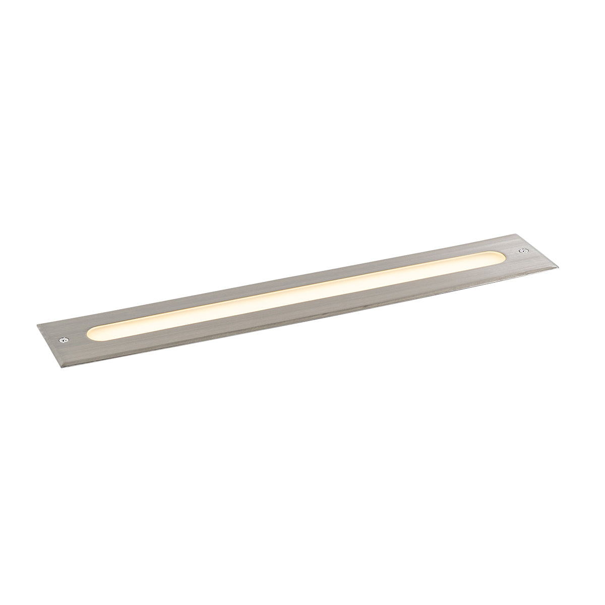 QAZQA Set van 2 moderne grondspots staal 50 cm incl. LED IP65 - Eline
