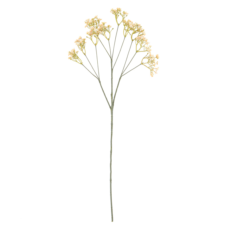 Branche artificelle de gypsophile beige