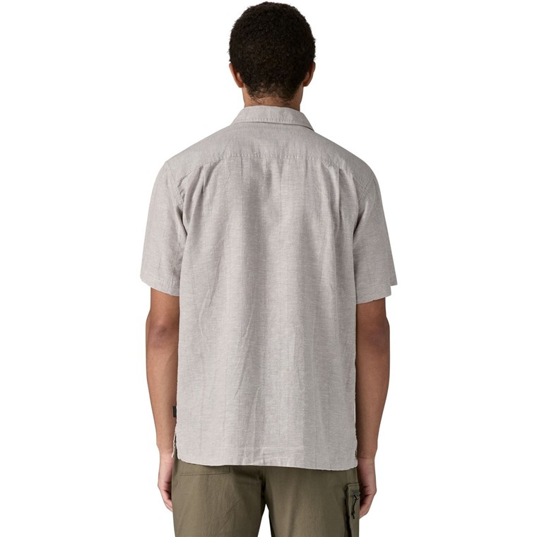 Patagonia M's Back Step Shirt Swell Dobby: Salt Grey
