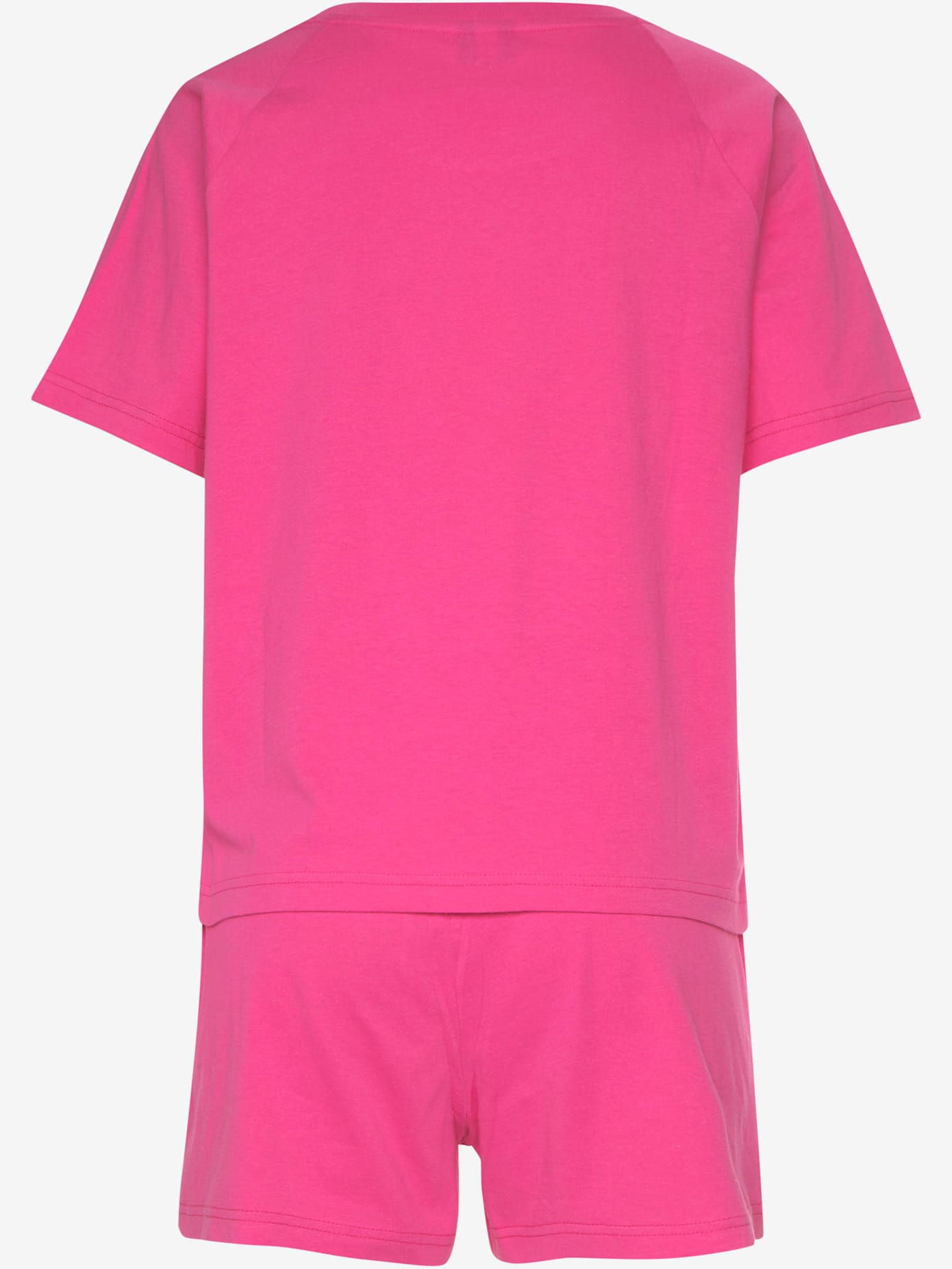 Pyjama court avec imprimé texte devant