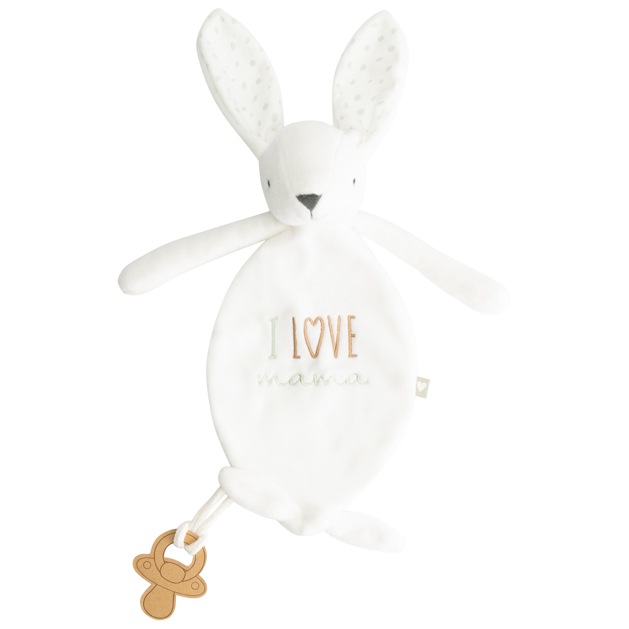 Prénatal Knuffeldoekje I Love Mama wit - Prénatal