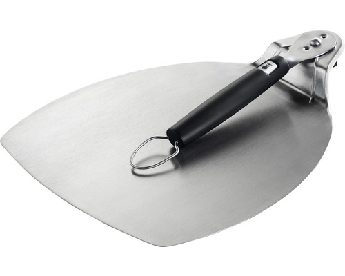 Weber pizzaschep 5 x 32 x 66 cm roestvrij staal zilver, zwart