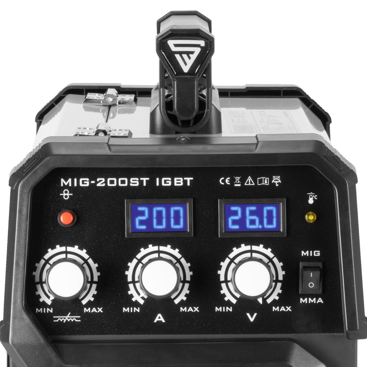 STAHLWERK MIG/MAG 200 ST IGBT lasapparaat, volledig uitgerust met 200 ampère, MMA lassen