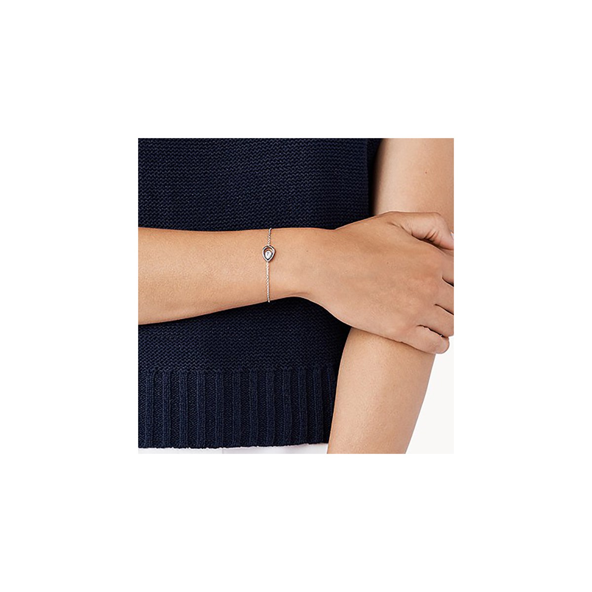 Bracelet Skagen Ellin cristal blanc