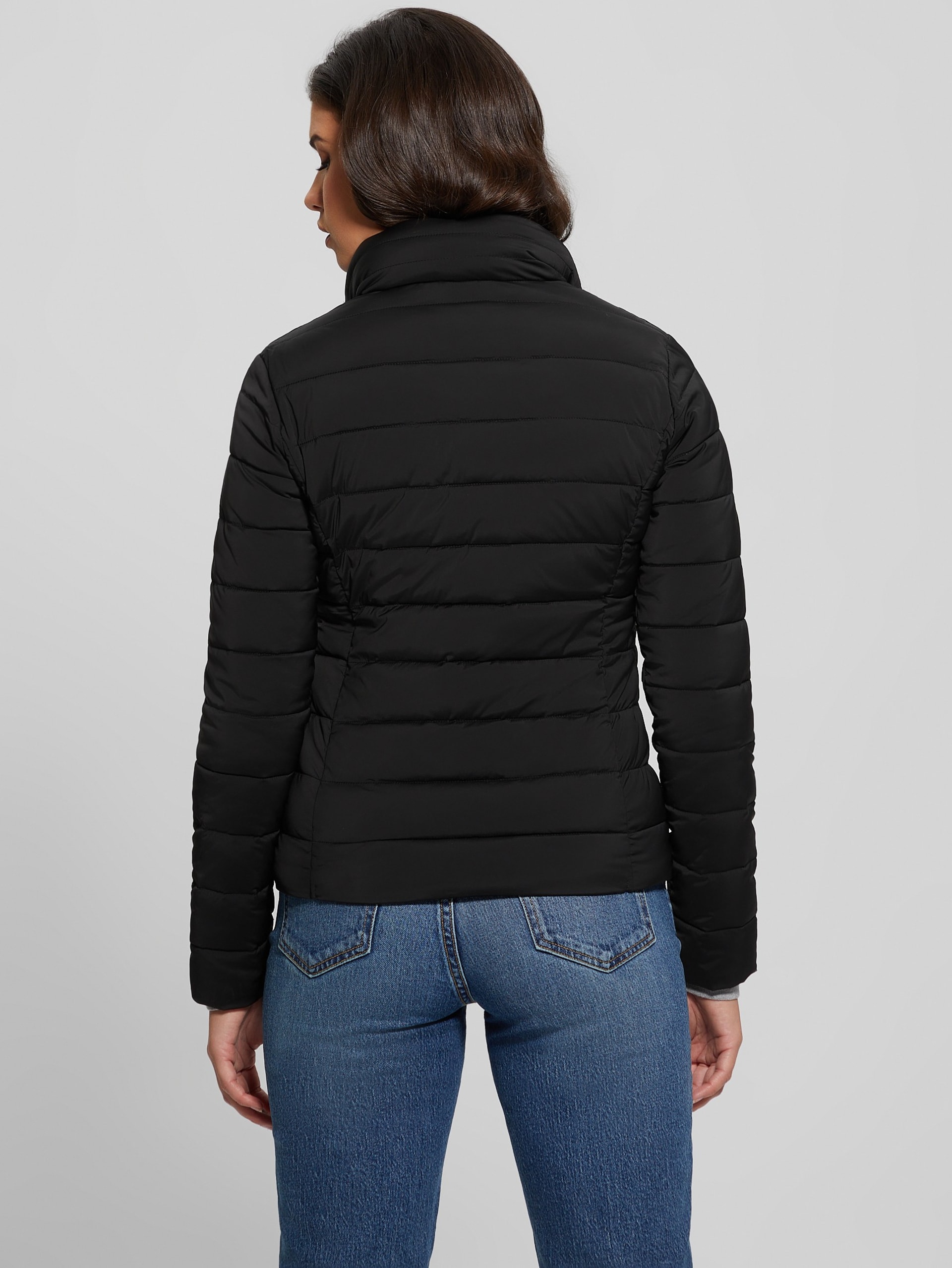 Jaqueta puffer com capuz Diann Heavy