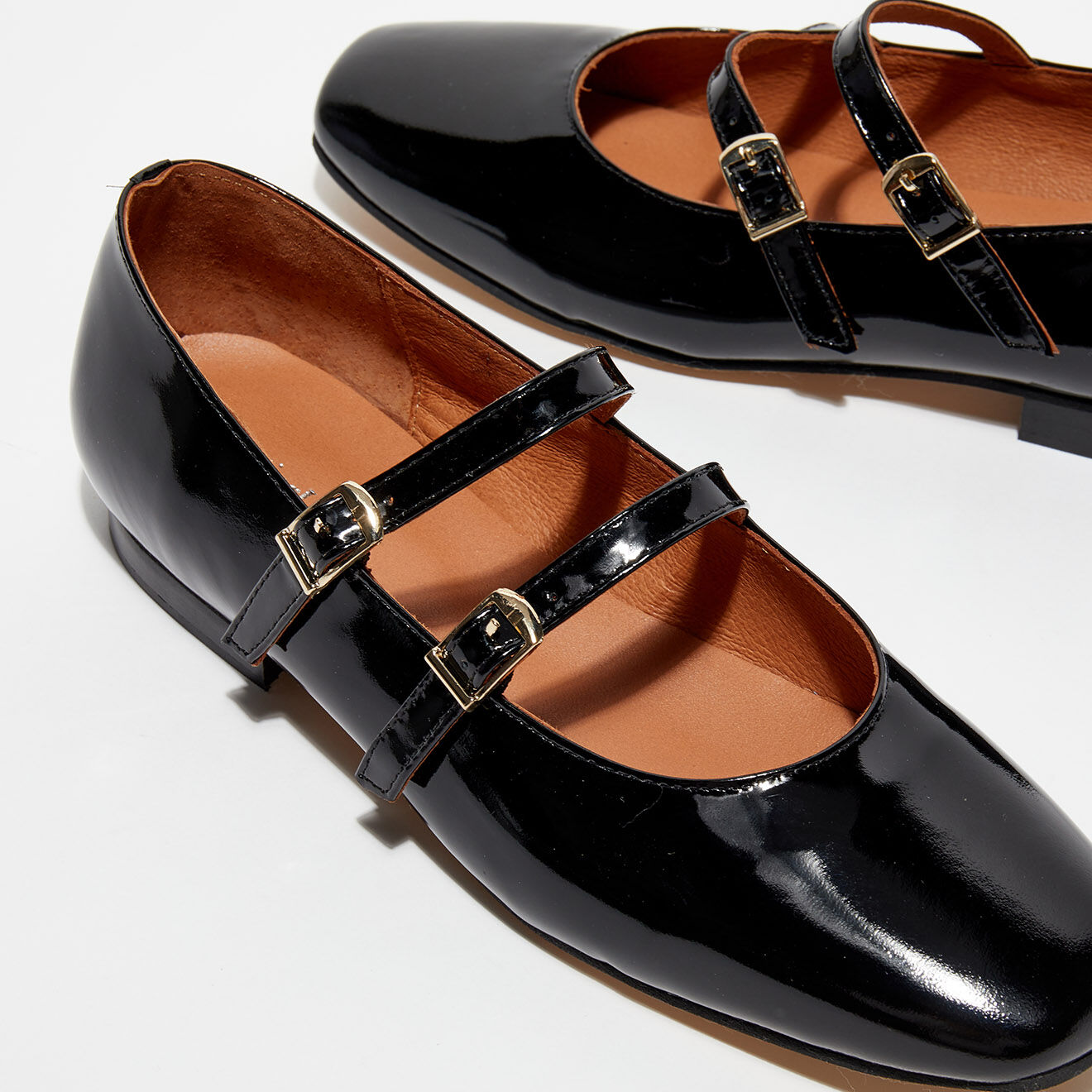 Quartier Latin Babies en Cuir verni Justine noires