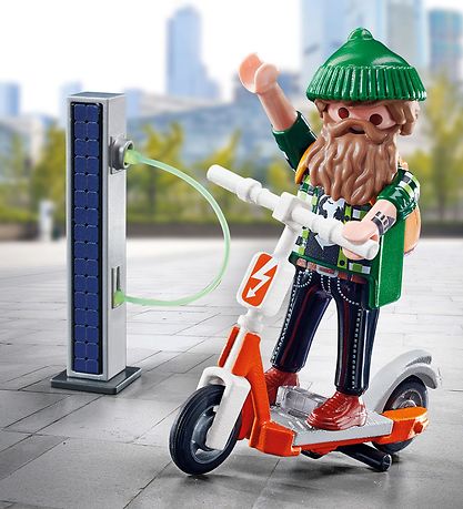 Playmobil SpecialPlus - Hipster mit El-Scooter - 70873 - 16 Teil