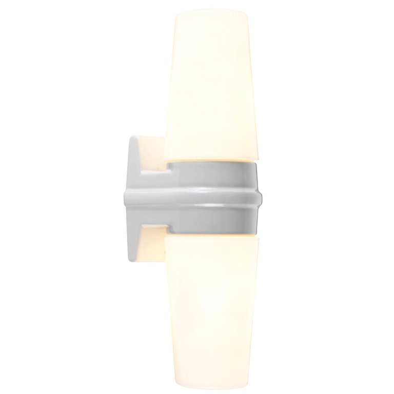 Ifö Electric Bernadotte Double wandlamp wit
