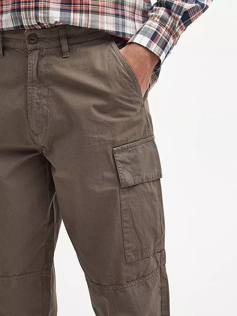 BARBOUR Cargohose RIPSTOP braun