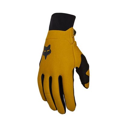 Gants cross Fox DEFEND THERMO 2025 - Jaune / Bleu
