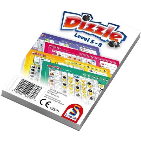 Schmidt Spiele Dizzle Zusatzblock Level 5-8, 1 Stück
