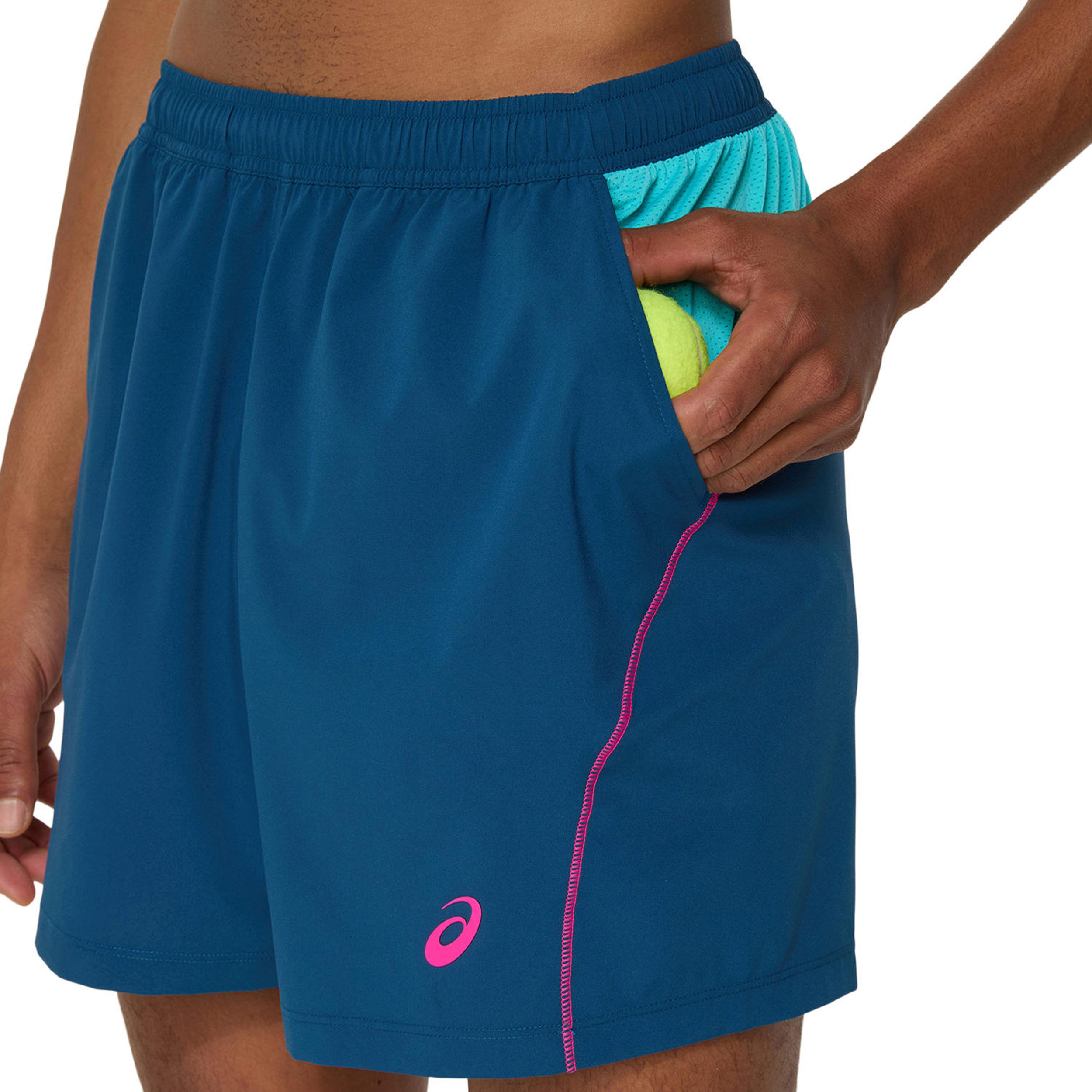 ASICS Court 7in Shorts Hommes - Bleu Foncé