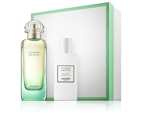Hermès Un Jardin sur le Nil Set mit Body Lotion 100ml-80ml