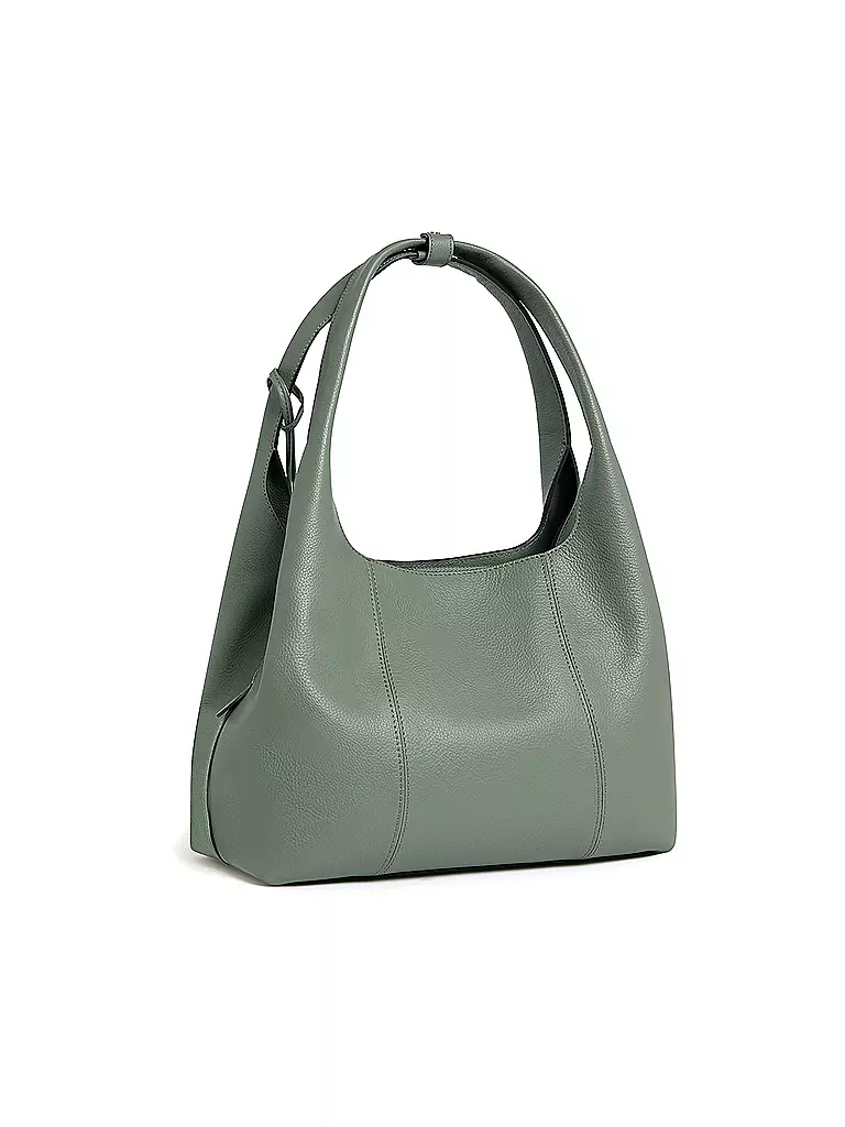LE TANNEUR Ledertasche - Hobo Bag JULIETTTE Medium  olive