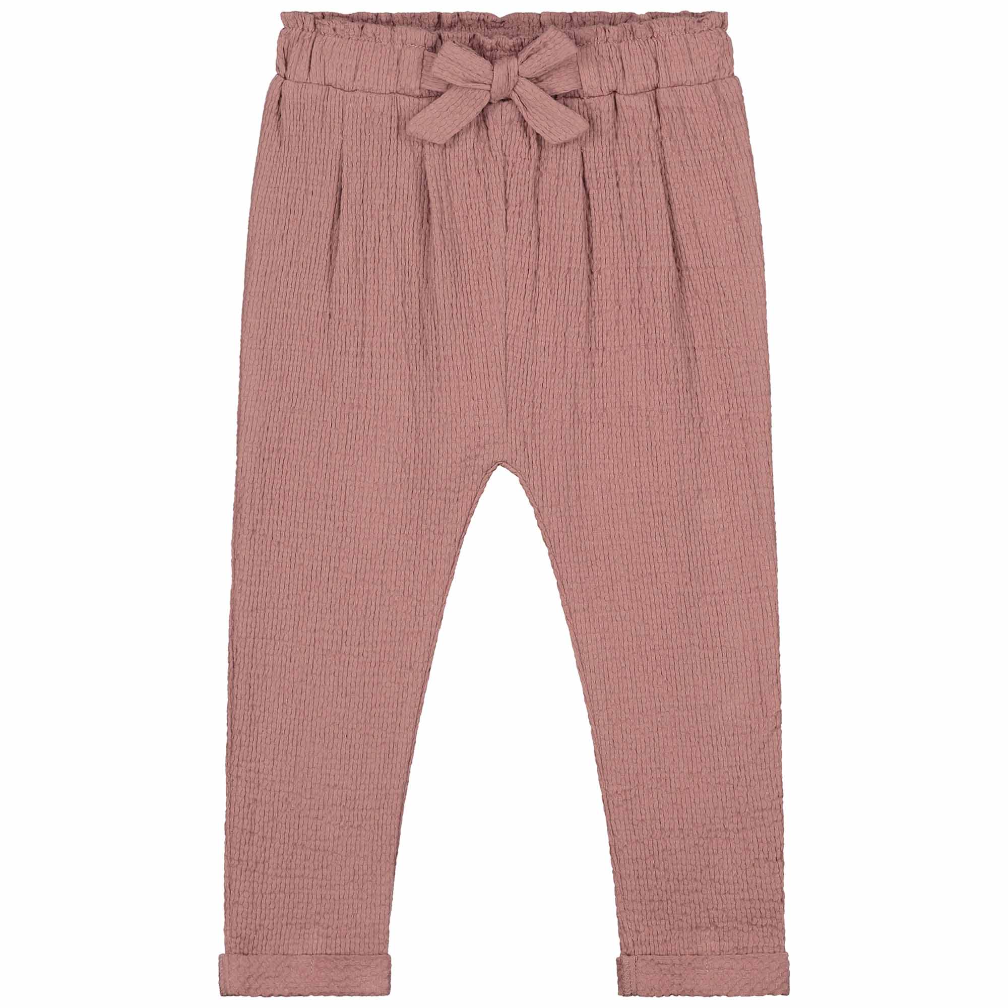 Sweet Petit peuter broek Puck  effen roze