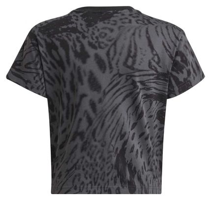 T-shirt regular en coton à imprimé animal hybride fille adidas Future Icons
