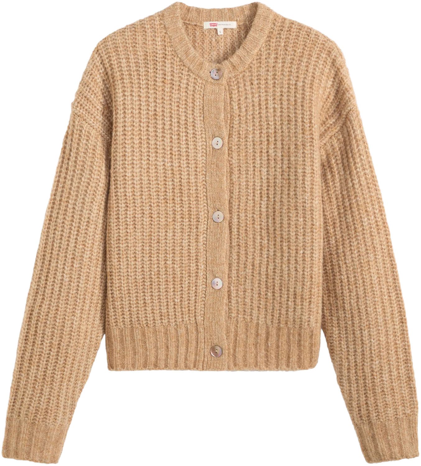 Levi's® Strickjacke Wärmender, pflegeleichter Materialmix