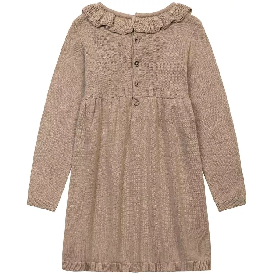 MINOTI Rüschenkleid Steingrau