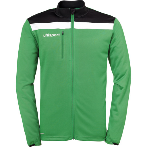 Jaqueta Offense 23 Poly Verde/Preto/Branco Uhlsport
