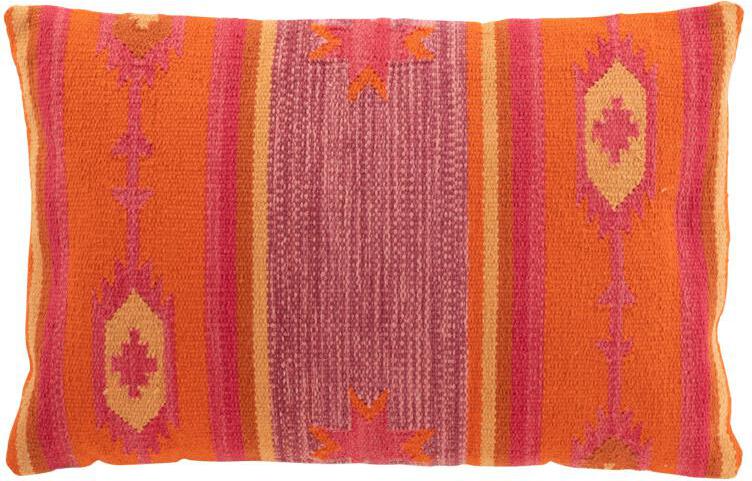 J-Line sierkussen Clay oranje 59,5 x 37 cm