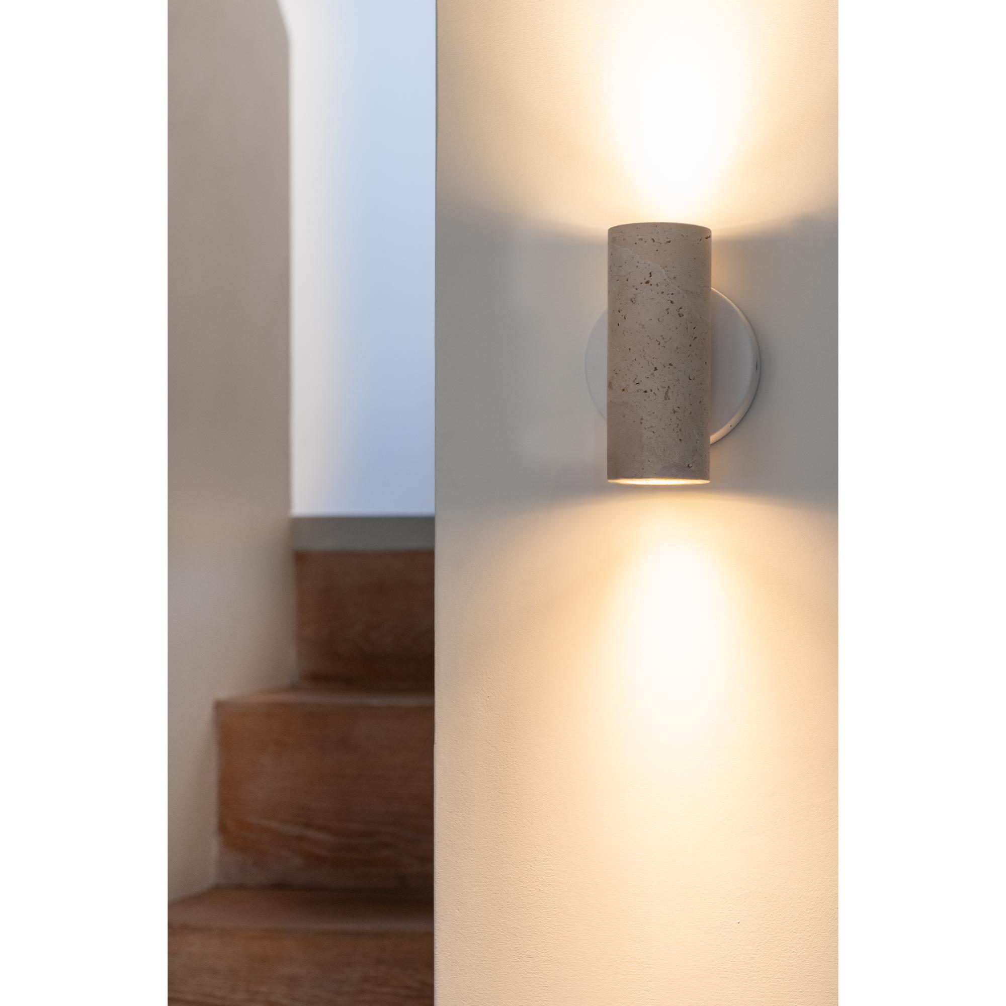 it's about RoMi Wandlamp Tivoli - Wit - 10x12x17cm