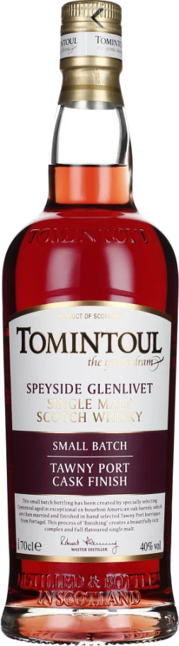 TOMINTOUL TAWNY PORT CASK 70CL