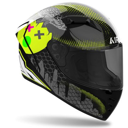 Casque Airoh CONNOR - GAMER - Noir / Jaune