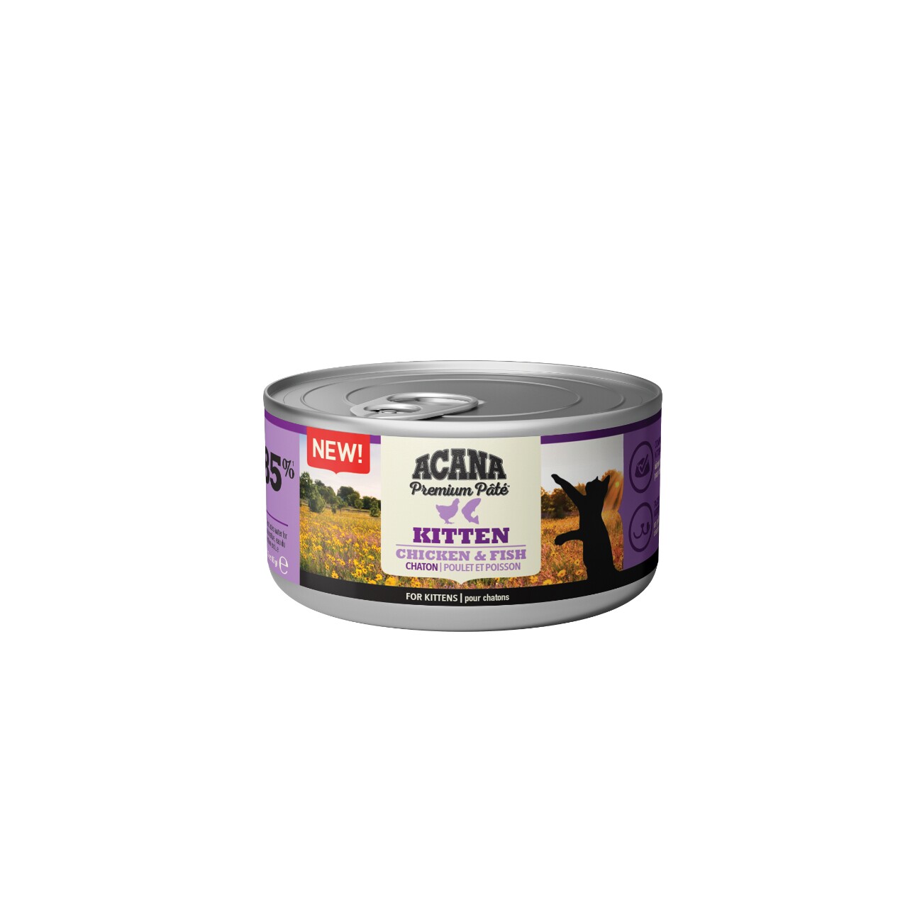 ACANA Premium Pâté Kitten Huhn und Fisch 24x85 g
