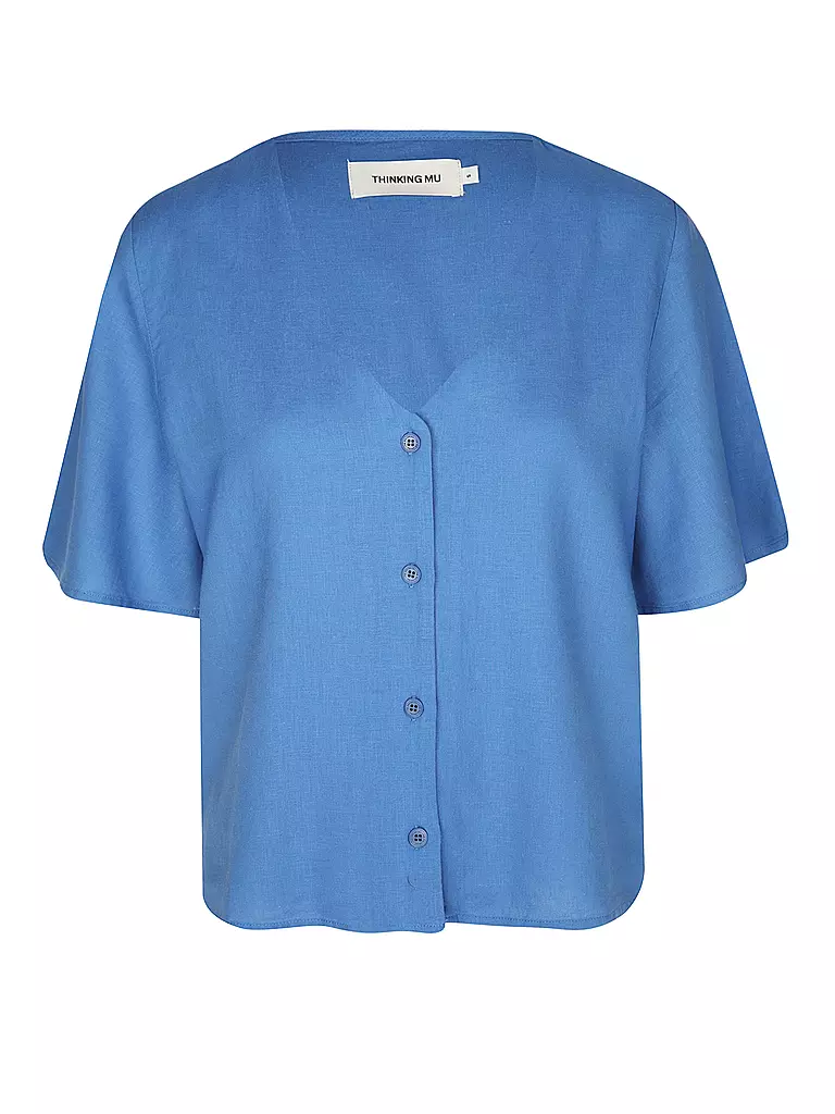 THINKING MU Bluse LIBELULA blau