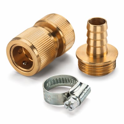 Schlauchkupplung Messing Goldschlange