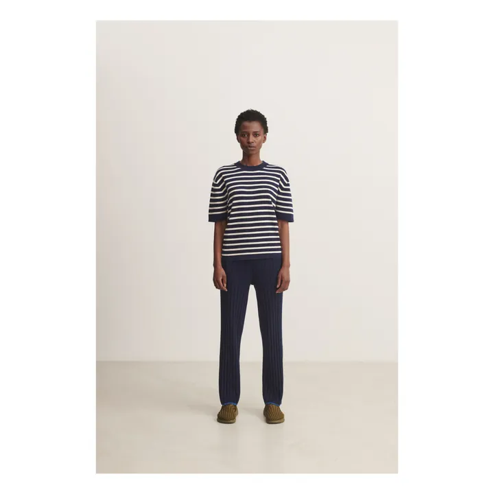 FUB T-shirt Rayé  - Collection Femme | Bleu marine