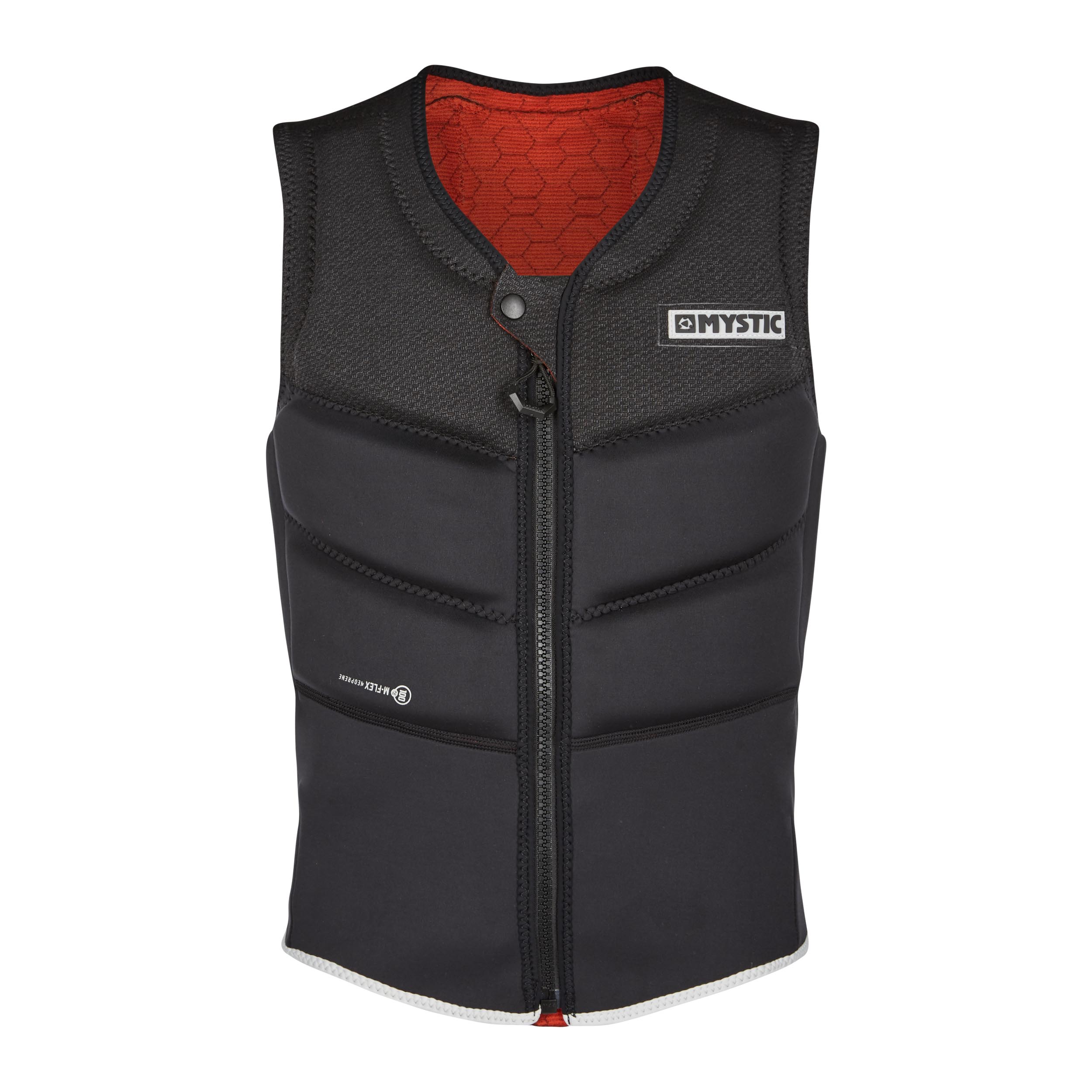 Mystic Foil Impact Vest - F/zip Black