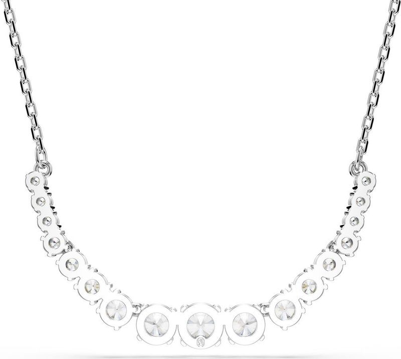 Swarovski - Matrix - Ketting - Zilverkleurig - Basis Metaal - Rhodium Laag