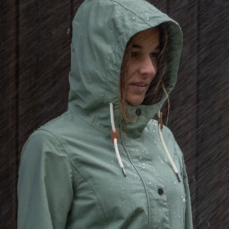 Frauen Regenmantel Letti green bay
