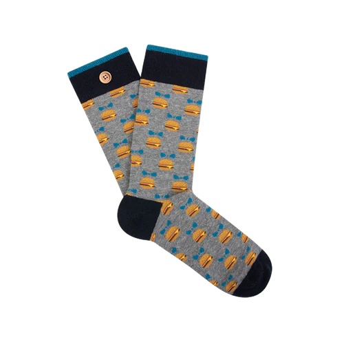 Chaussettes Olivier & Karine - Grey gris