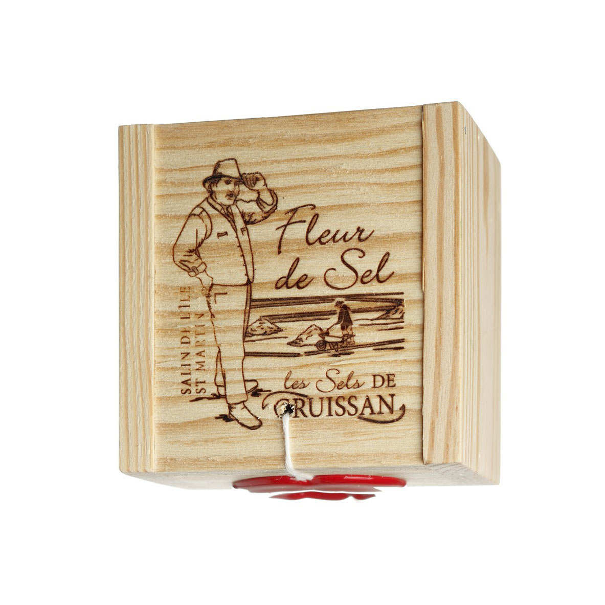 Fleur de sel de Gruissan et sa boîte en bois