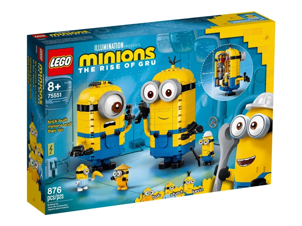 LEGO Minions 75551 Klodsbyggede Minions og deres tilholdssted