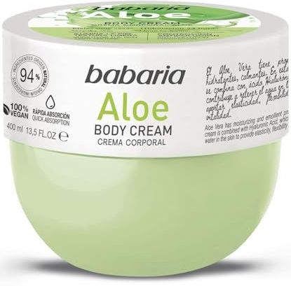 Babaria - Aloe Vera - Body Cream - 400 ml - Vegan
