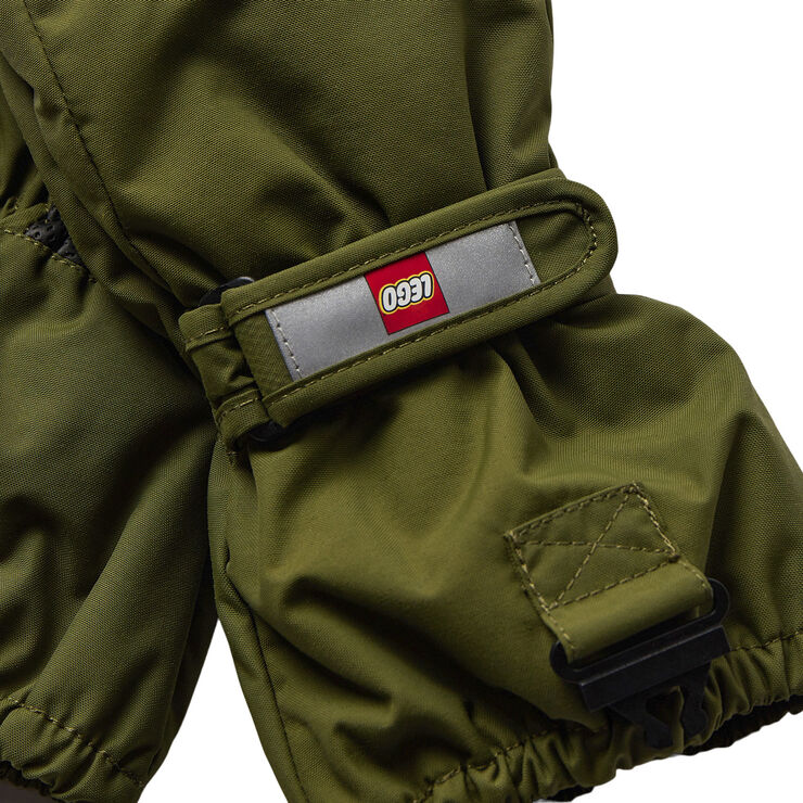 LEGO kidswear-LEGO børnetøj LWATLIN 700 - GLOVES W/MEM. Dark khaki
