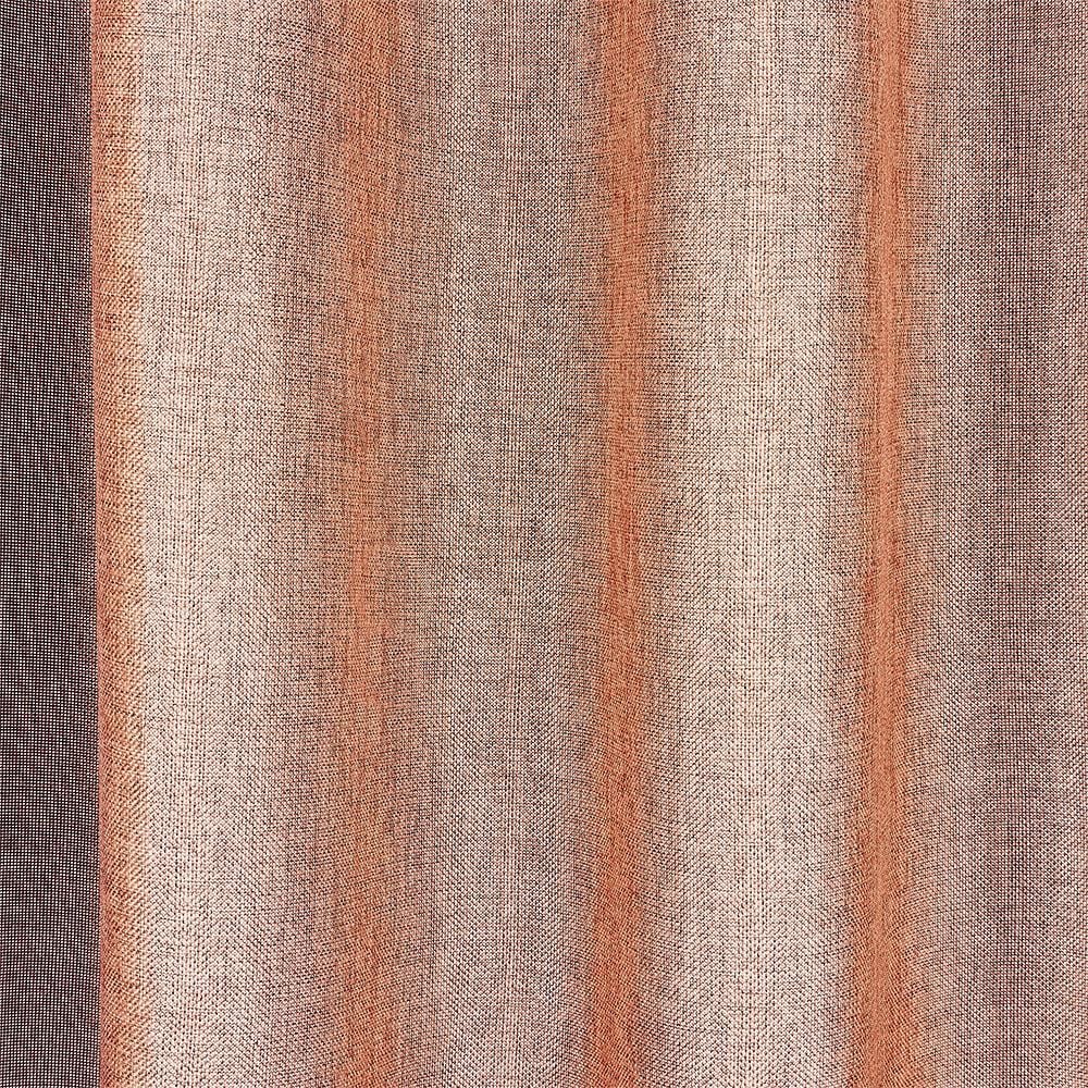 Rideau polyester 140x260cm terracotta