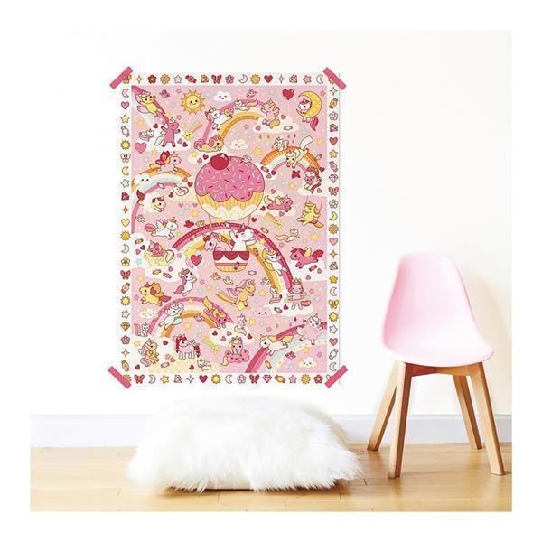 POPPIK Sticker Kreativ Poster Einhörner