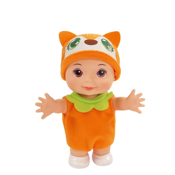 Besttoy - Babypuppe Luisa - mit Fuchsmütze- ca. 14 cm