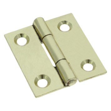 HANDSON Scharnier 40x32 mm vermessingd - 2 stuks